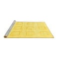 thumbnail image 2 of Ahgly Company Machine Washable Indoor Rectangle Solid Yellow Modern Area Rugs, 2' x 3', 2 of 4