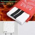 thumbnail image 3 of 2 Pack Large Fire Blanket Fiberglass Emergency Home Retardant 39x39'', 3 of 7