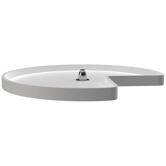 Rev-A-Shelf 6421-32-52 Classic 1 Shelf 32" Kidney Shaped Lazy Susan - White