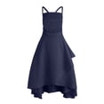 thumbnail image 5 of Kogui Flower Girl Dress Girls Sequin Dress Tween Glitter Velvet Party Prom Strap Kids Fancy Dresses Size 9-10 (Dark Blue,9-10 Years), 5 of 8