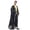 A-Black613, variant on Mens Arabic Bisht Robe Loose Fit Long Sleeve Gold Trimmed Traditional Elegant formal Thobes