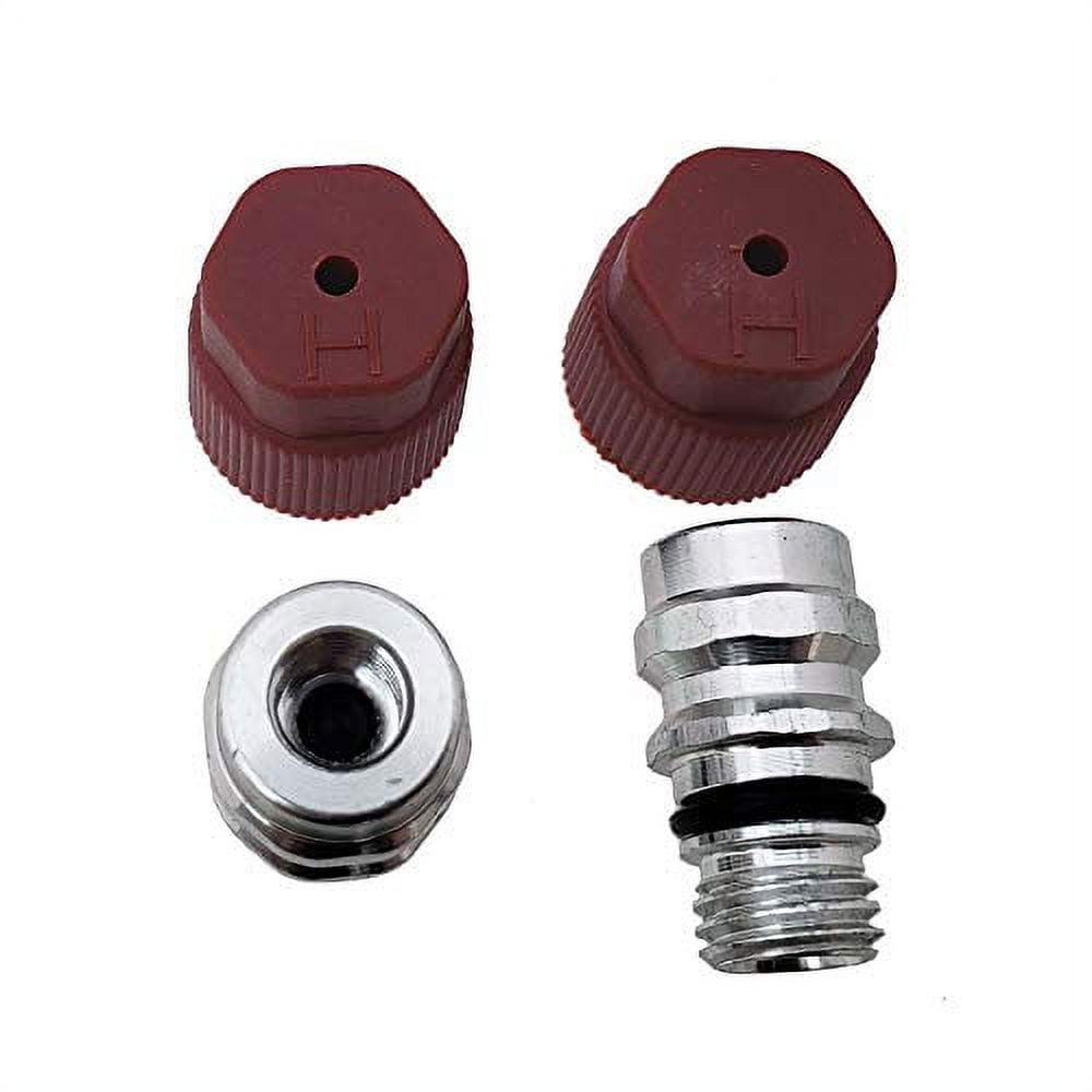 25 Pack) High Side A/C Charge Port, Service Valve Includes Caps 