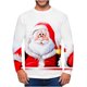 thumbnail image 1 of Camisetas navideñas EQWLJWE para hombre, divertidas camisetas navideñas con estampado 3D de Papá Noel para fiestas, disfraces, camisetas informales de cuello redondo, 1 of 5