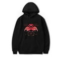 thumbnail image 2 of Flim Flam Red Love Birds Hoodie Flamingo Merch Men Women Hooded Casual Fashion Long Sleeve, 2 of 3