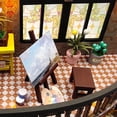 thumbnail image 4 of Mini Doll House Kit 3d Three-dimensional Puzzle Diy Handmade Cottage Villa Home Kit Creative Room With Furniture, Assembled Model House, Children's Mini Toys Birthday Gift Girl, 4 of 4