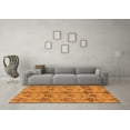 thumbnail image 3 of Ahgly Company Indoor Rectangle Abstract Orange Modern Area Rugs, 8' x 12', 3 of 4