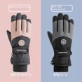 thumbnail image 1 of Guantes de ciclismo para hombres y mujeres, cálidos, para deportes al aire libre, guantes de invierno para esquiar, forro polar grueso, antideslizantes, resistentes al viento, de felpa de invierno, 1 of 5