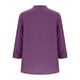 thumbnail image 5 of Conjuntos de otoño para mujer,Blusa de mujer con cuello en V, camiseta de manga larga, top holgado informal, tejido de imitación de tela, ideal para el hogar y el uso diario, sopatenor, 5 of 9