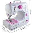 thumbnail image 5 of Sewing Machine Children Present Portable Crafting Mending Machine with 12 Built-In Stitched, 5 of 5
