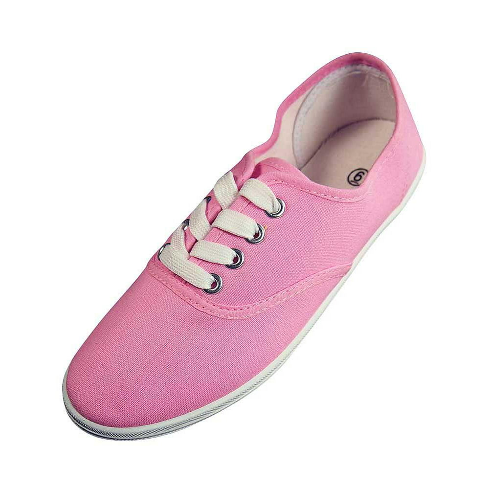 Easy Steps - Easy USA - Womens Canvas Lace Up Shoe with Padded Insole ...