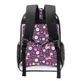 thumbnail image 2 of Gaeub Cute Squirrel Floral Print Clear Backpack ,Clear Transparent Backpack, PVC Bag with Side Pockets,for Concert, Beach, Work, Travel & Sporting, 2 of 7