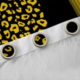 thumbnail image 4 of Homewish Fashion Cheetah Print Curtains Pack of 2 (42x84 Each), Leopard Wildlife Animal Curtains Blackout, Yellow Abstract Stripe Line Bedroom Curtains, Curtains and Drapes Decor, 4 of 6