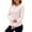 Pink, variant on aidice Workout Tops for Women Athletic Round Neck Long Sleeve Fitting Breathable Activewear Tee Shirts