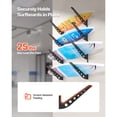 thumbnail image 3 of KFFKFF Surfboard Rack 4-Tier Wall-Mounted Metal Adjustable Storage Organizer Carbon, 3 of 9