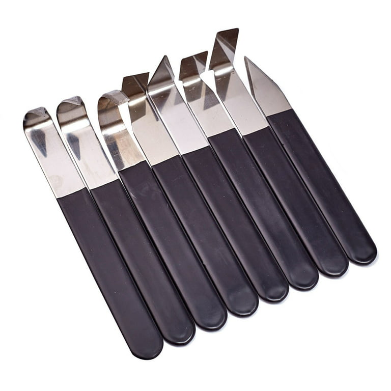 Eddike Sorg Cosmic 8pcs Pottery Tools Stainless Steel Clay Sculpture Modeling Hand Tools Craft Trimming  Ceramic Tools Set - Walmart.com