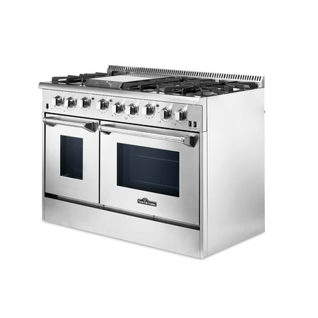 Thor Kitchen 48 Professional Free Standing Gas Range With Griddle