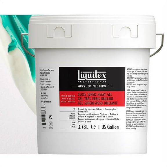 Liquitex Medium - Super Heavy Gel Medium. Gloss, 128 oz