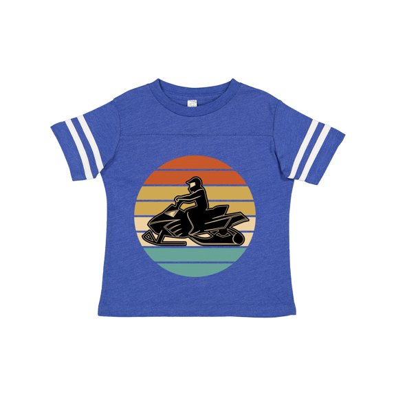 Inktastic Snowmobile Retro Sunset Boys or Girls Toddler T-Shirt