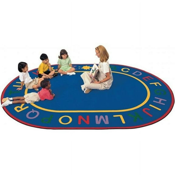 Carpets for Kids 4995 Alpha Rug 6ft 9in x 9ft 5in Oval