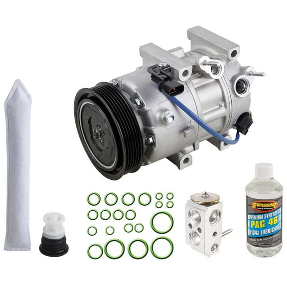 For Hyundai Sonata 2012 2013 2014 AC Compressor w/ A/C Repair Kit - BuyAutoParts