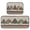 Snowmen and Deer in the Forest, variant on 2-Piece Kitchen Rugs Set Non-Slip Mats Carpet Floor for Kitchen, Bathroom (19.7"x27.6" & 19.7"x47.2") Santa Claus Sitting in Chair