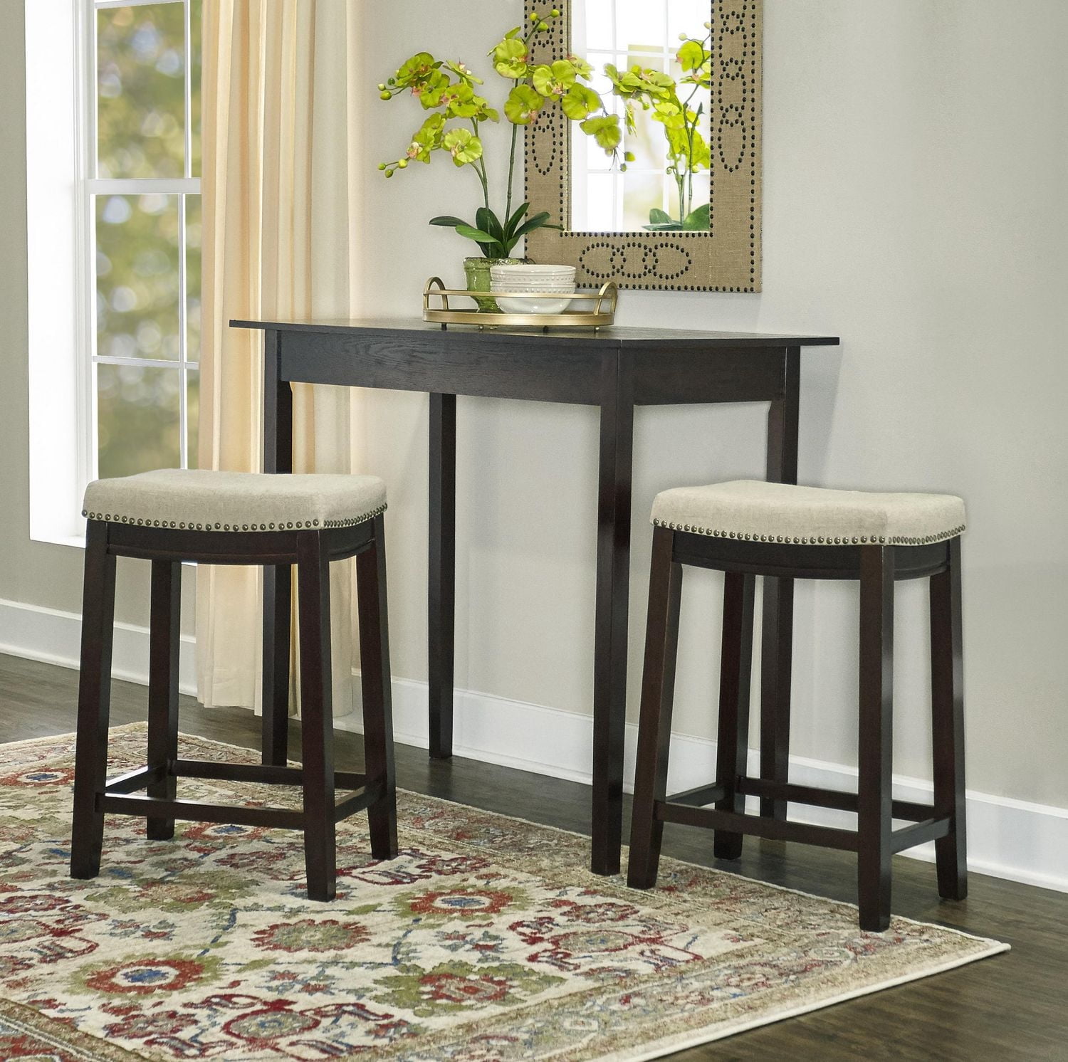 Eden Walnut Counter Stool
