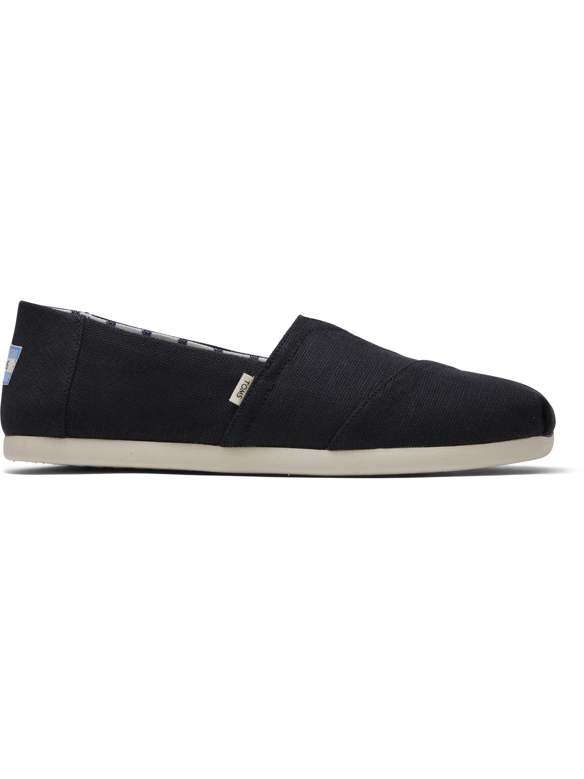TOMS Black Leather Penny Loafers Men\'s Slip On Shoes Classic Casual Excellent Tod main image 3