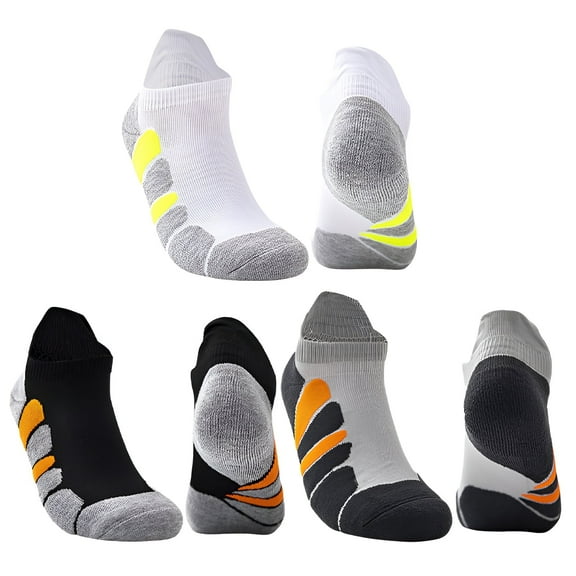 TELOLY 3Pairs Mens Socks9-13Mens Ankle Socks Size 9-11 Men's Socks ,Colormixing1