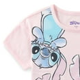 thumbnail image 3 of Disney Lilo & Stitch Short Sleeve T-Shirt and French Terry Shorts Set (Girls), 2 piece Set, Sizes 4-12, 3 of 7