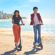 Restored Segway E2 Plus II Electric Scooter, 15 mph Max Speed, 16 Miles Max Range, Teens and Adults, Black