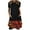 Red, variant on QLEICOM Womens Summer Floral Print Short Sleeve Sundress T-Shirt Dress Casual Loose Dress with Pocket Multicolor XXL, US Size:12