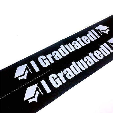 Party Etiquette Michellem 10pcs Graduation Sash Party Satin Textile Dr. Hat Etiquette Belt Shoulder Strap Etiquette Graduation Gifts ()
