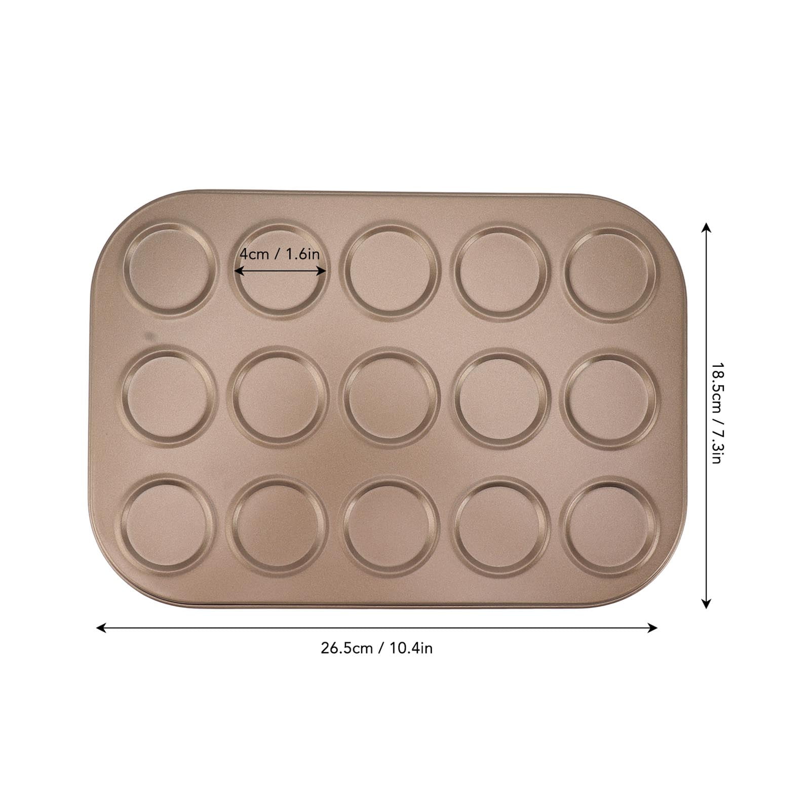 Muffin Top Baking Pan Muffin Top Pan Carbon Steel Gold For Kitchen Room Walmart