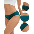 thumbnail image 3 of DARING DIVA Women's Underwear Hipster Soft Panty Available in Plus Size XXL Dark Green, 3 of 6