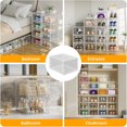 thumbnail image 4 of axGear Shoe Box Stackable Storage Super Clear Transparent Collapsible Display 1 Box, 4 of 8