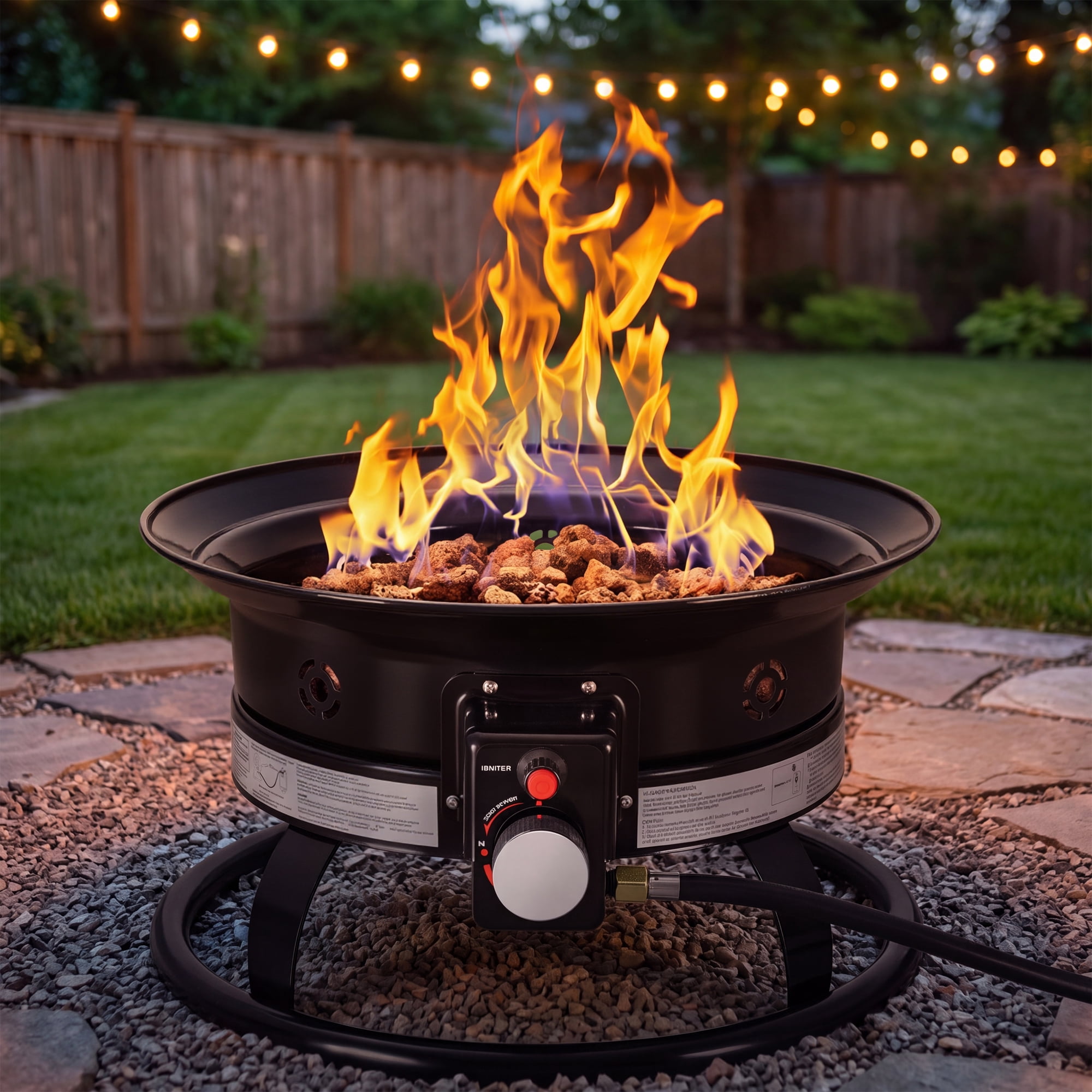 Free Shipping! Camco Portable Propane Campfire with Storage Bag