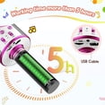 thumbnail image 5 of Juguetes divertidos para niñas de 3 a 12 años, micrófono para karaoke infantil., 5 of 5