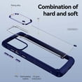 thumbnail image 3 of Feishell Fit for Samsung Galaxy A52 5G Clear Case,Support Wireless Charging,Fall Protection Back PC Transparent TPU Frame Plating Button Lightweight Slim Phone Case,Blue, 3 of 9