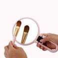 thumbnail image 2 of EeaseCA Pocket Size Double-Sided 10X Magnifying Makeup Mirror Rotate Handheld Mirror, 2 of 8