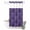 HalloweenXM7774, variant on No Hook Shower Curtain with Built-in Rings - Halloween Haunted Pumpkin Grimace Washable Waterproof Fabric Bathroom Curtains for Hotel,Rentals, 72 X 72 Inch Long , Orange Black