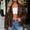 Brown, variant on Women's Moto Biker Jacket Zip Up Long Sleeve Outerwear with Belt Pockets for Fall Winter Work Travel Street Casual Style