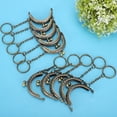 thumbnail image 2 of LYUMO Kiss Clasp Lock,Metal Purse Frame,10Pcs Metal Purse Frame Kiss Clasp Lock Bronze Tone Retro DIY Semicircle + Chain 5cm, 2 of 8
