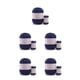 thumbnail image 2 of Bewildely 50g 20g Juego de bolas de hilo de tejer Gorro Calcetines Mantas Kit de hilo de ganchillo Accesorio de costura Azul Flor negra Flor Azul Negro 5Conjunto, 2 of 6