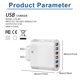 thumbnail image 3 of Cargadores de pared de 6 puertos Adaptador de cargador USB ligero para iPhone 14 13 12 Huawei Tmvgtek Para estrenar, 3 of 3
