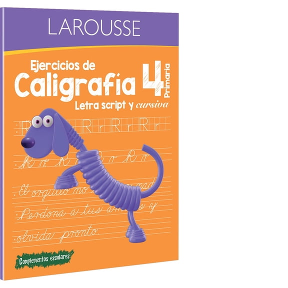 Ejercicios de Caligrafía 4° de primaria, Ediciones Larousse, Paraescolares, Escritura, Edición 1