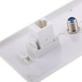 thumbnail image 6 of 2Pieces Coaxial F Connector Network Plate Socket Outlet, 6 of 6