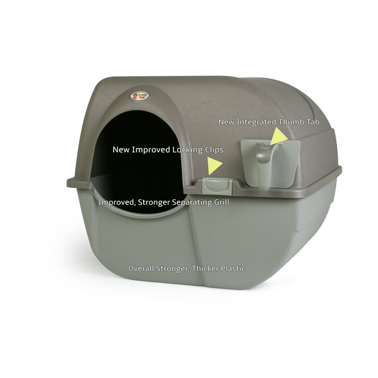 Self cleaning litter box omega paw deals