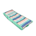 thumbnail image 2 of Big Joe Kona Pool Float, Rivera Stripe Turqoise, Doubled-Sided Mesh, Quick Draining Fabric, No Inflation Needed, 2 of 8