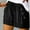 Black, variant on TRUBKH shorts for women athletic shorts for women linen shorts womens shorts casual bermuda shorts for women Summer Large Size Elastic Decorative Buttons Pocket Casual Shorts Black L