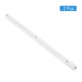 thumbnail image 3 of Unique Bargains Drawer Slides, 2 Pack 300mm - Plastic Drawer Rails, Side Mounted Grooved Guide Rails for Cabinet Drawers (White), 3 of 5